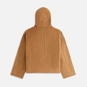 Kith Women Harlyn Hooded Fur Jacket - Millet PH