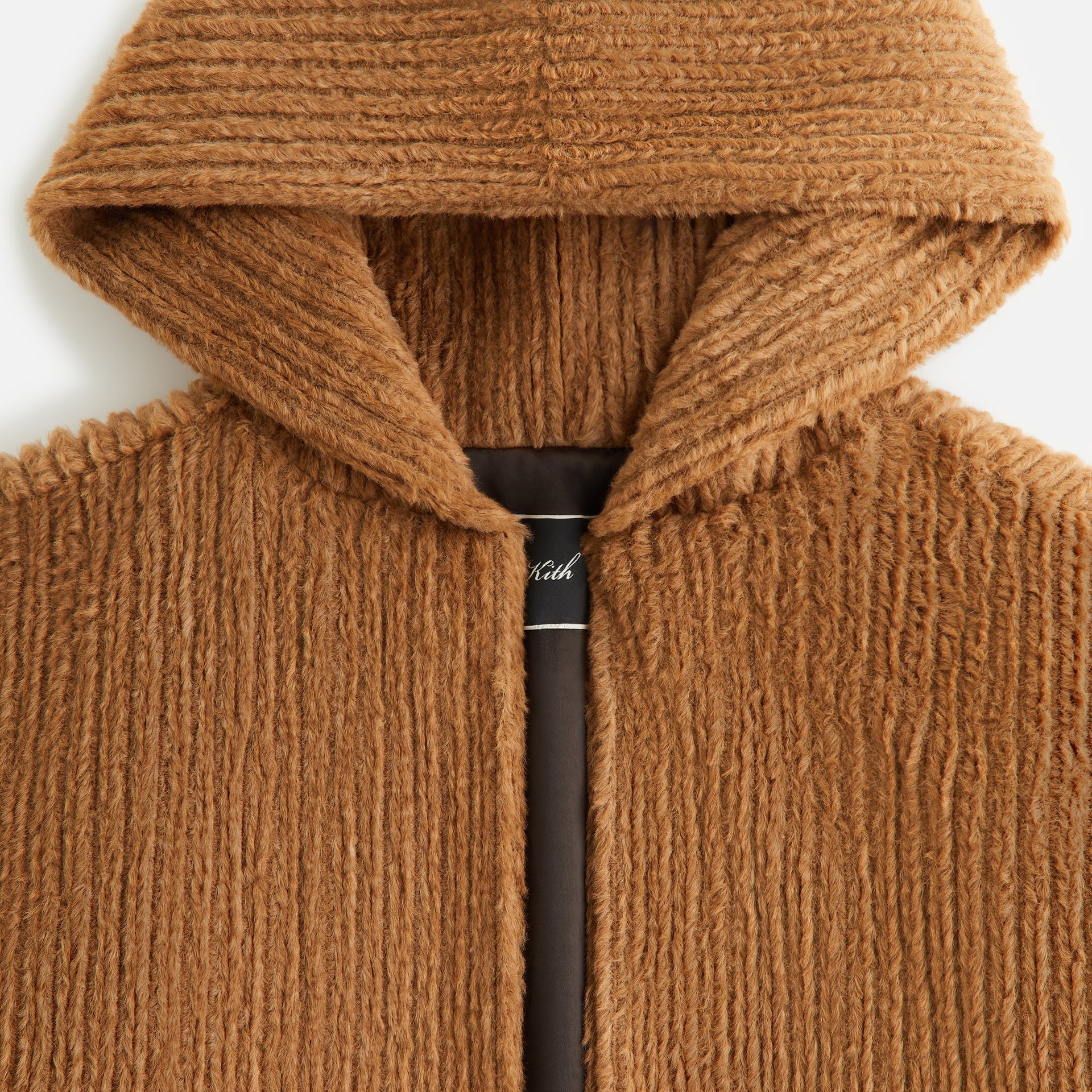 Kith Women Harlyn Hooded Fur Jacket - Millet