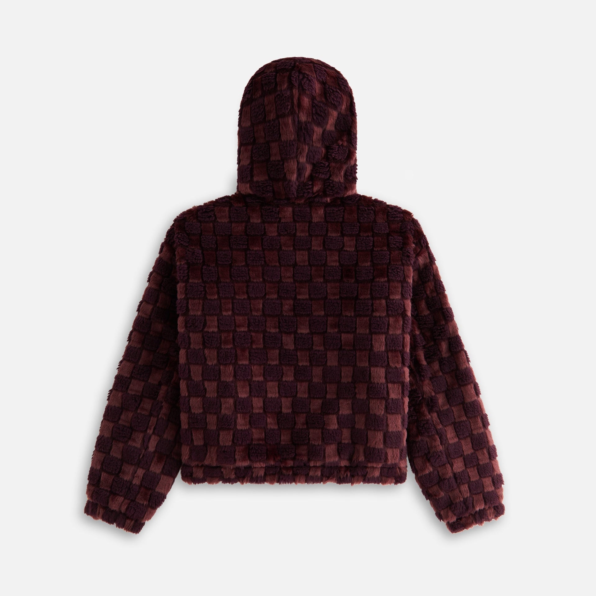 Kith Women Toshi Checked Teddy Bomber - Magma