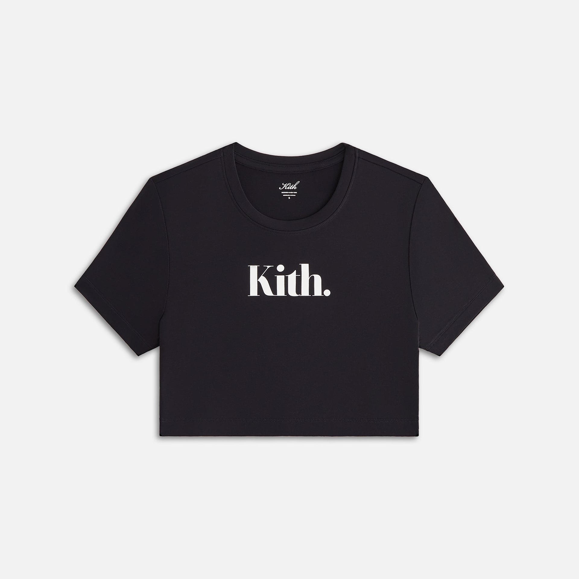 Kith Women Misha Super Crop Tee - Black