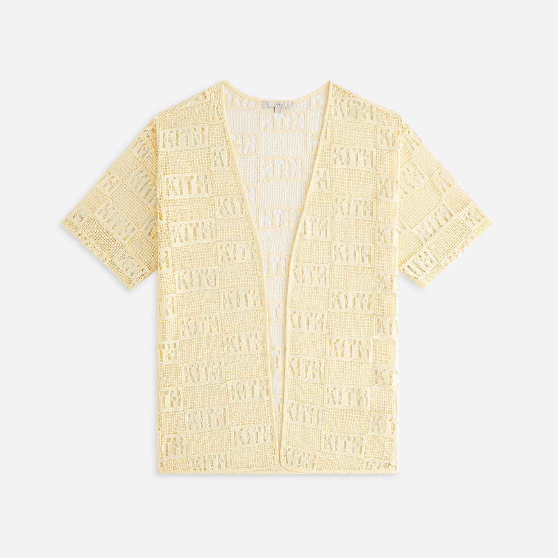 Kith Women Jace Logo Lace Baseball Shirt - Sunrise