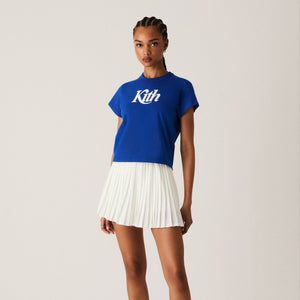 Kith Women Swash Logo Mulberry Vintage Tee - Laguna