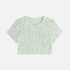 Kith Women Yeni Monogram Towel Ringer Tee - Mosser