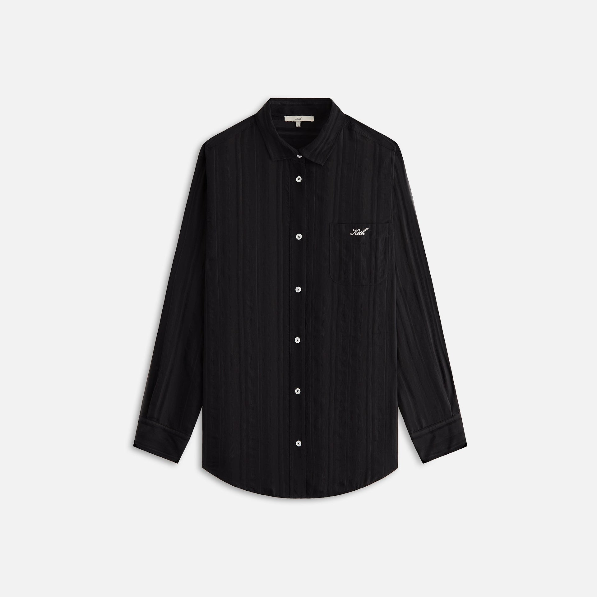 Kith Women Ora II Sheer Stripe Shirt - Black