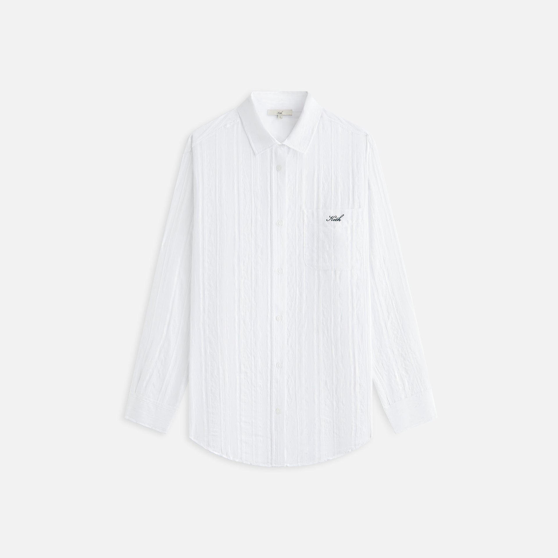 Kith Women Ora II Sheer Stripe Shirt - White