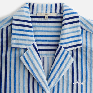 Kith Women Elena II Chenille Stripe Shirt - Cornflower