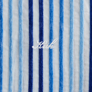 Kith Women Elena II Chenille Stripe Shirt - Cornflower