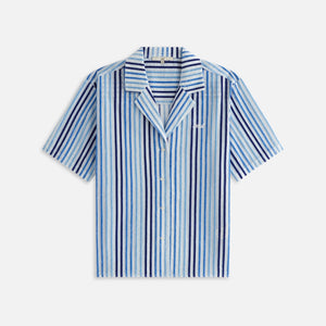 Kith Women Elena II Chenille Stripe Shirt - Cornflower