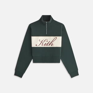 Kith Women Hunter II Kith Script Quarter Zip - Stadium