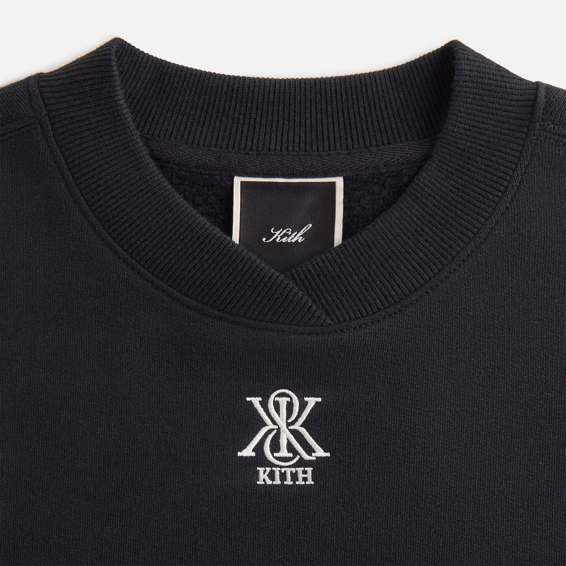 Kith Women Asher II Crest Crewneck - Black