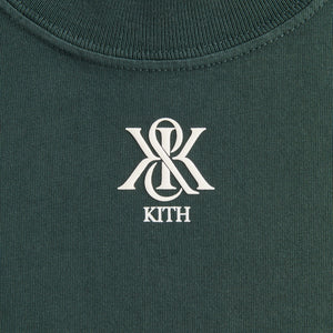 Kith Women Mock Neck Crest Vintage Tee - Stadium