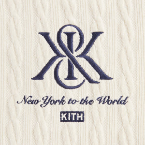 Kith Women Hunter II Crest Chenille Quarter Zip - Waffle