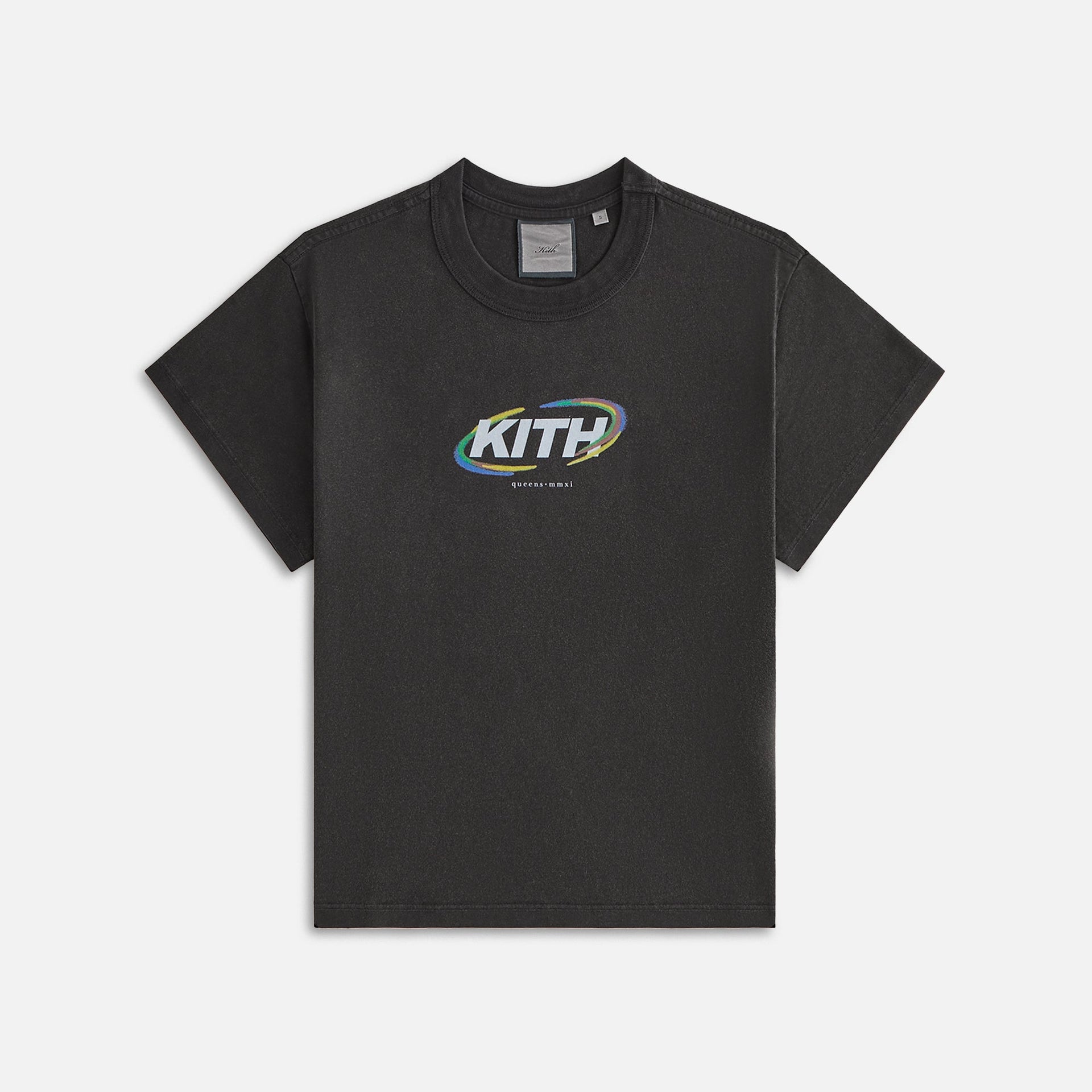 Kith Women Spiral Mulberry Vintage Tee - Black