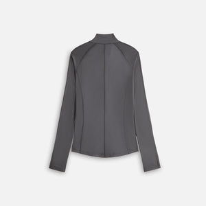 Kith Women Alida Stretch Satin Zip Top - Void