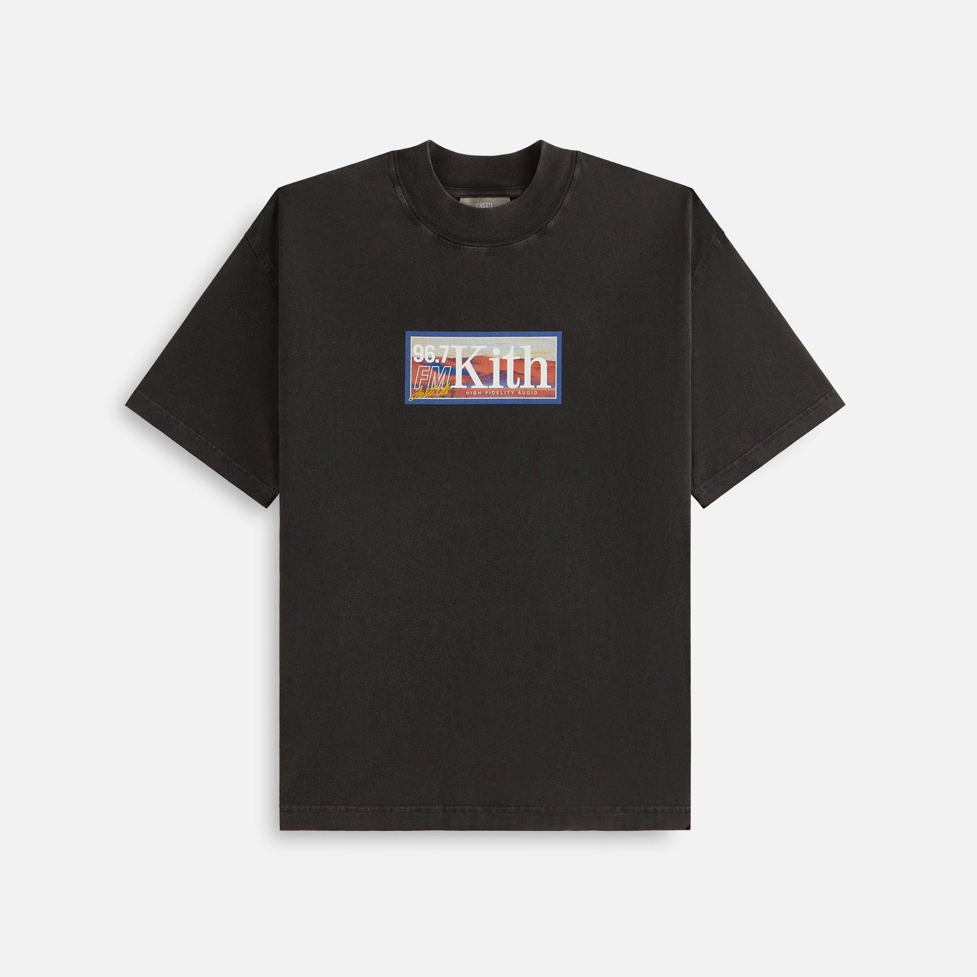 Kith Women FM Mock Neck Vintage Tee - Black PH