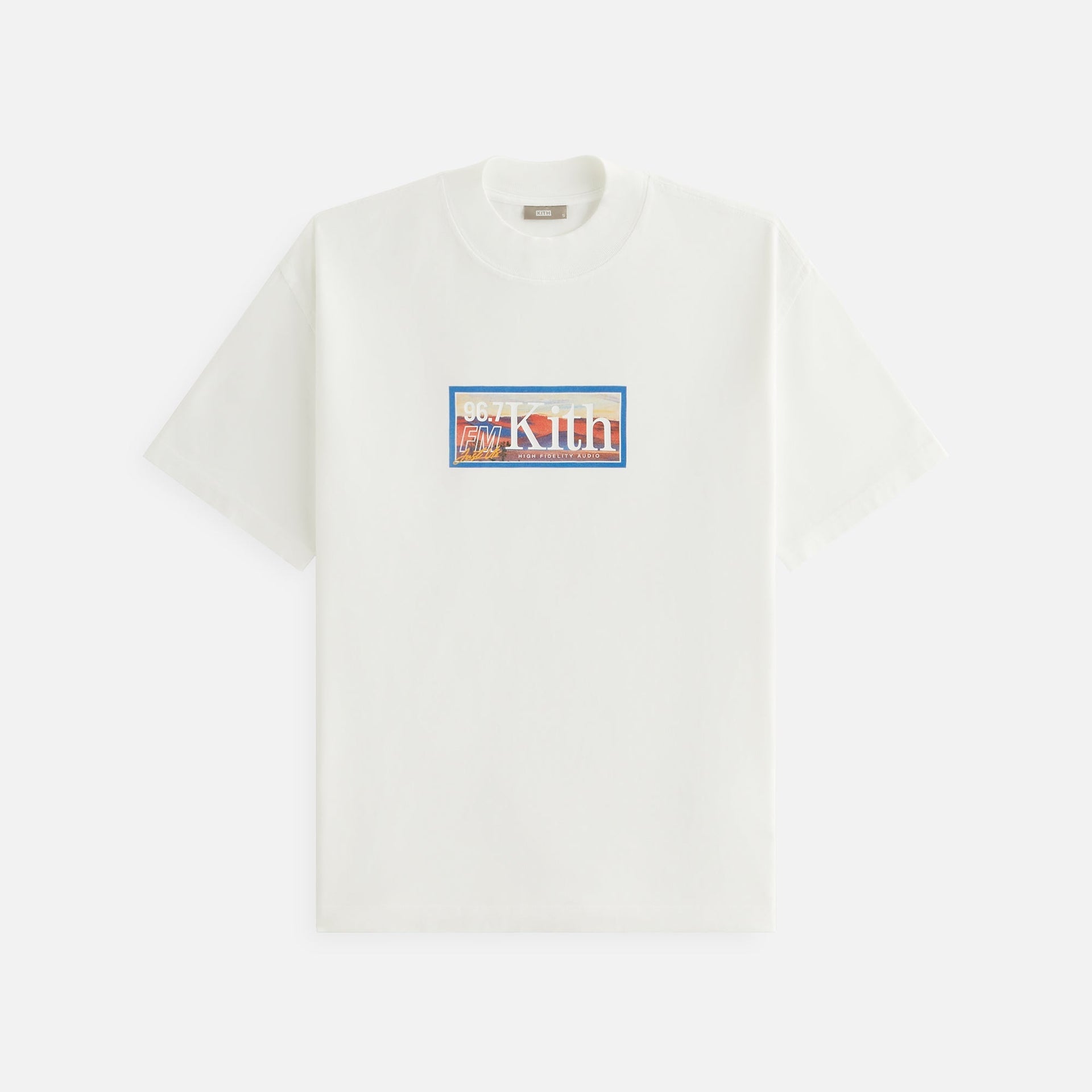 Kith Women FM Mock Neck Vintage Tee - White PH