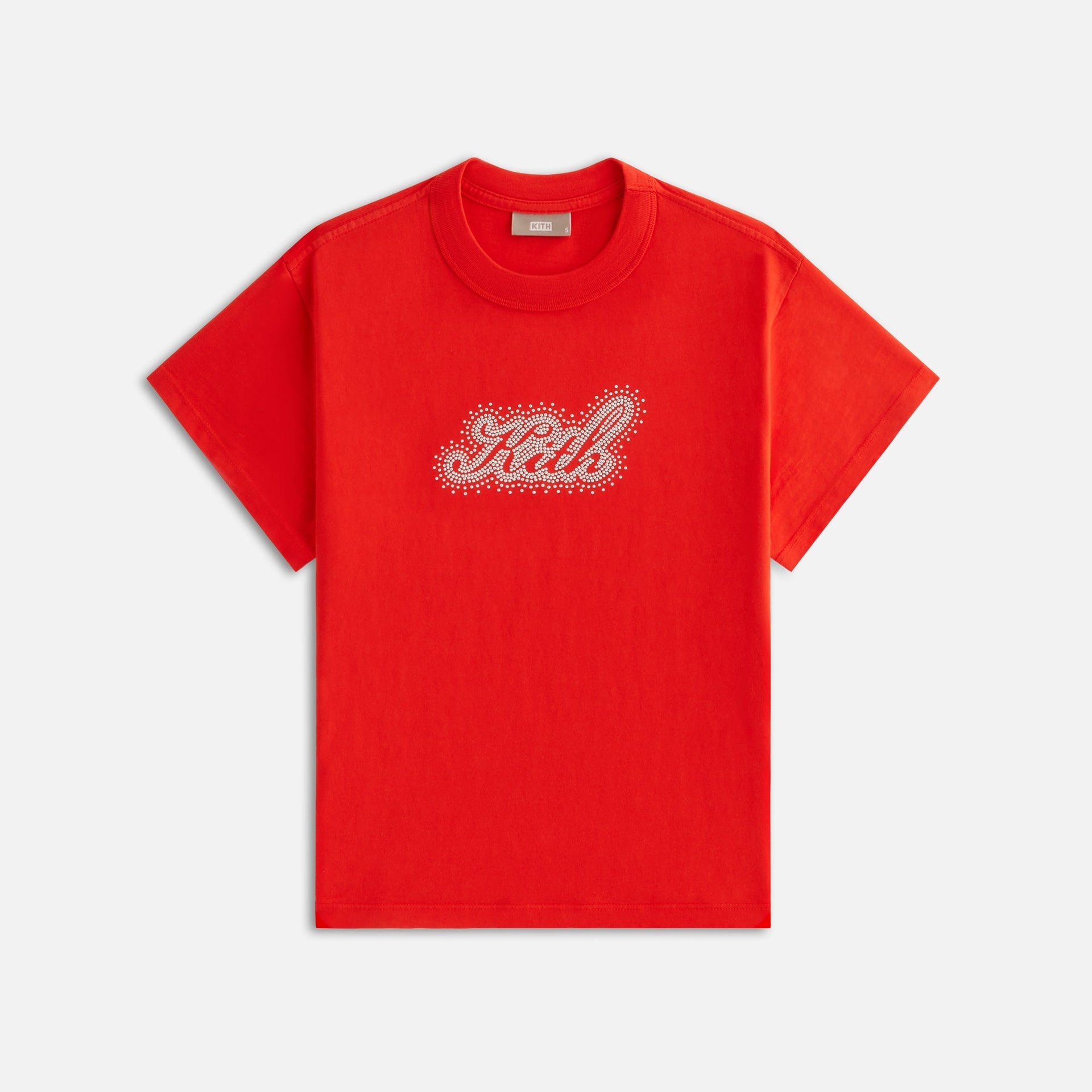 Kith Women Stud Logo Script Mulberry Vintage Tee - Cinnabar PH