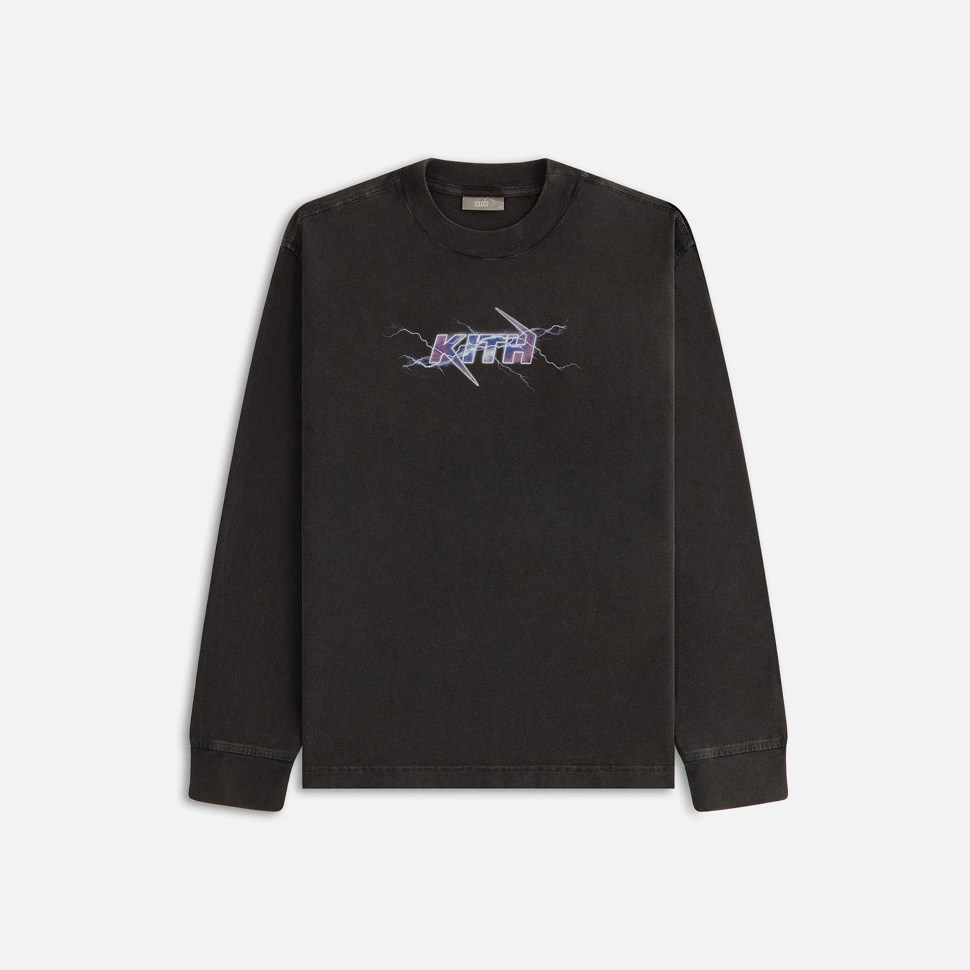 Kith Women Charged Up Vintage Oversized Sonoma Long Sleeve Tee - Black