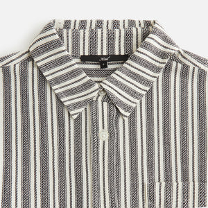 Kith Women Ora II Dobby Stripe Shirt - Black