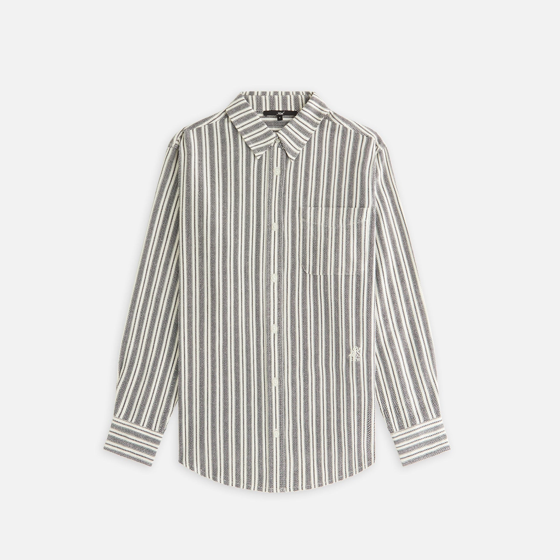 Kith Women Ora II Dobby Stripe Shirt - Black