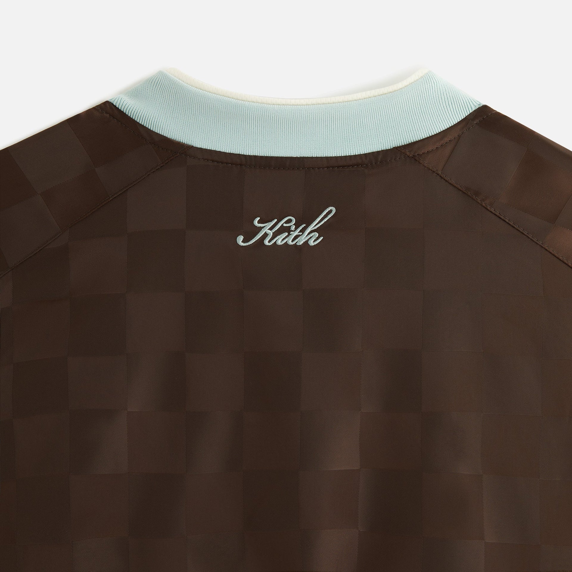 Kith Women Checkered Satin Dayton Combo Pullover - Derby