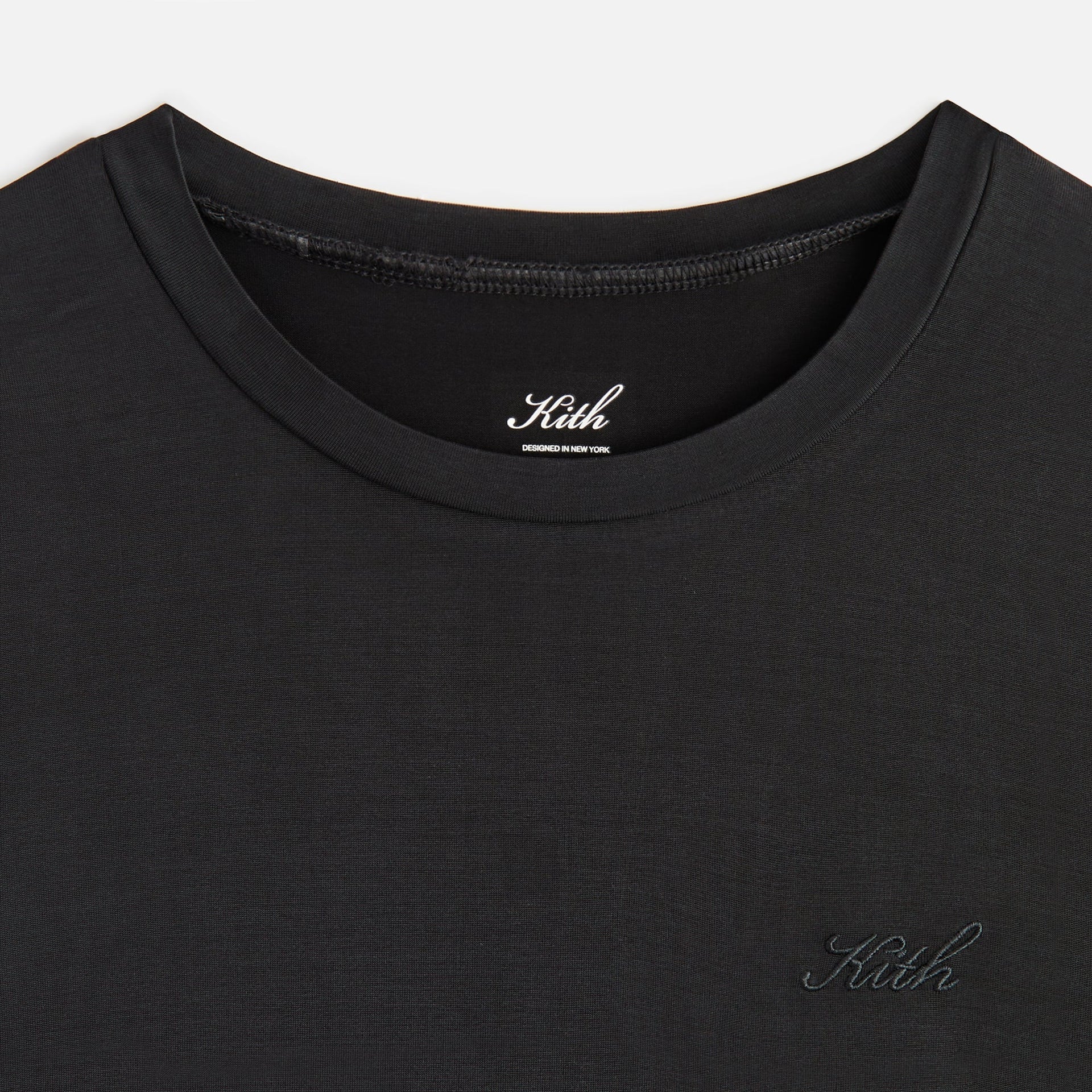 Kith Women Mulberry III Cupro Tee - Black