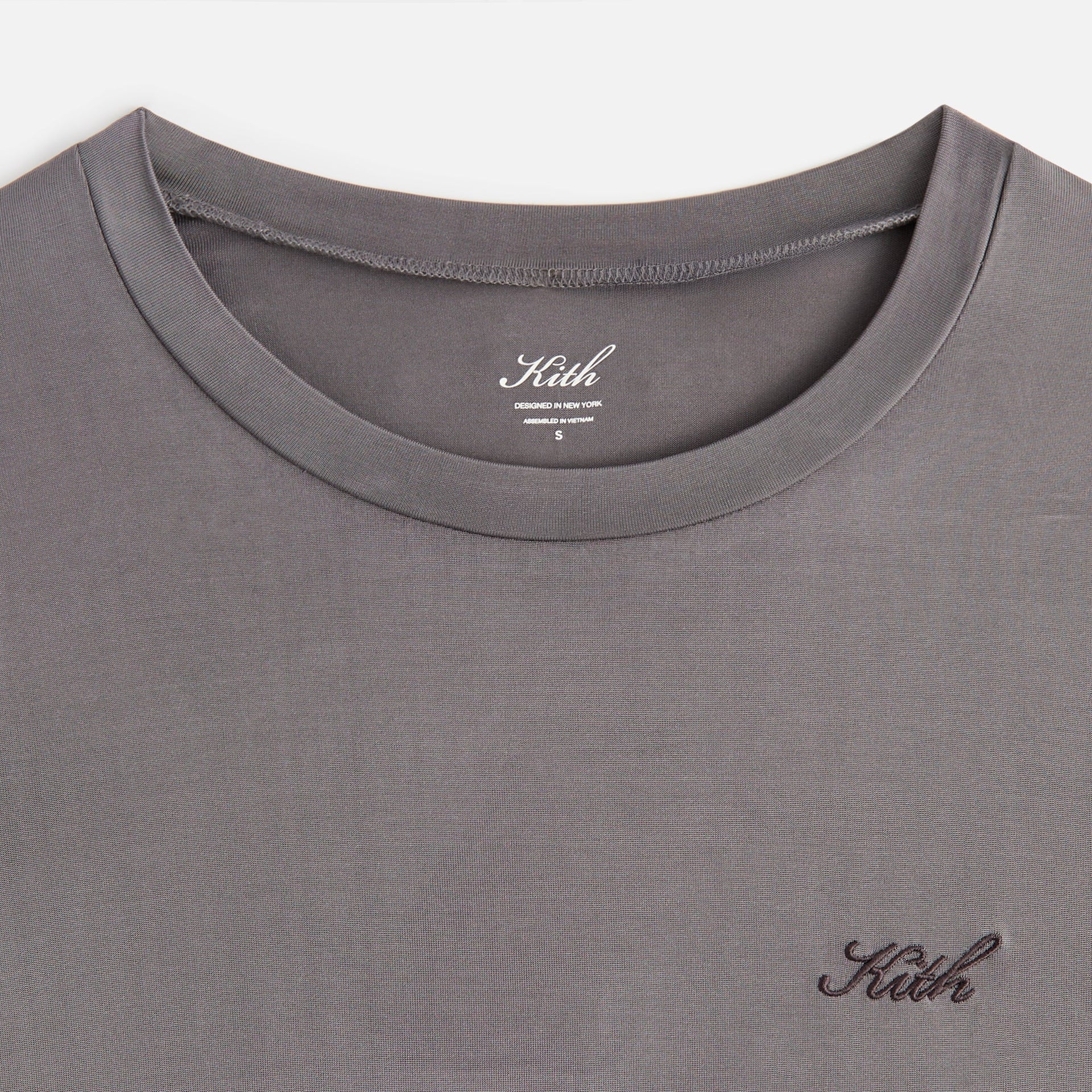 Kith Women Mulberry III Cupro Tee - Hematite