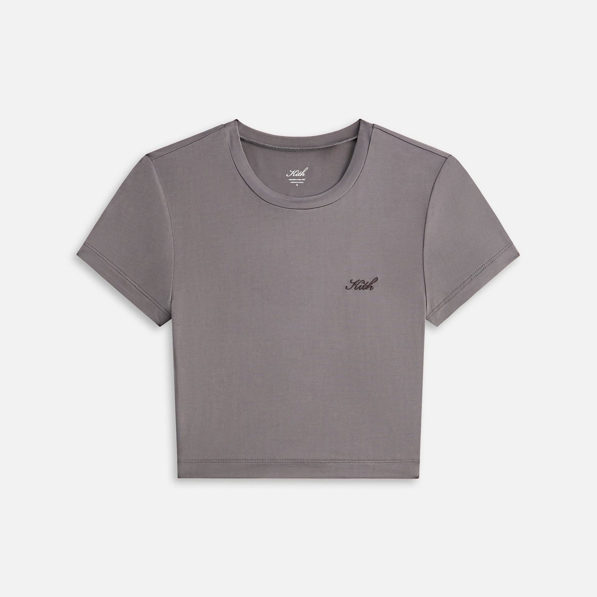 Kith Women Mulberry III Cupro Tee - Hematite