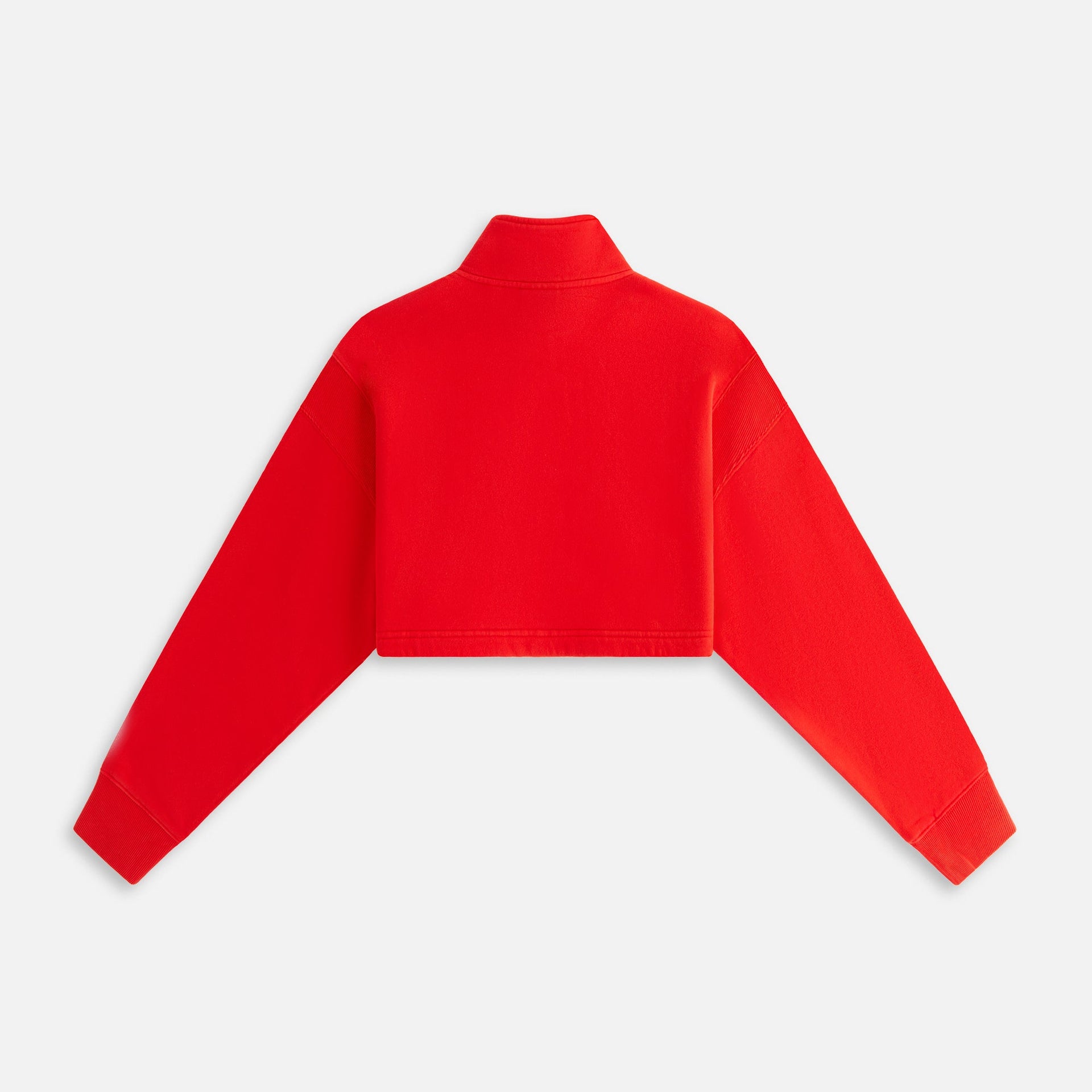 Kith Women Vesper Sueded Quarter Zip - Cinnabar