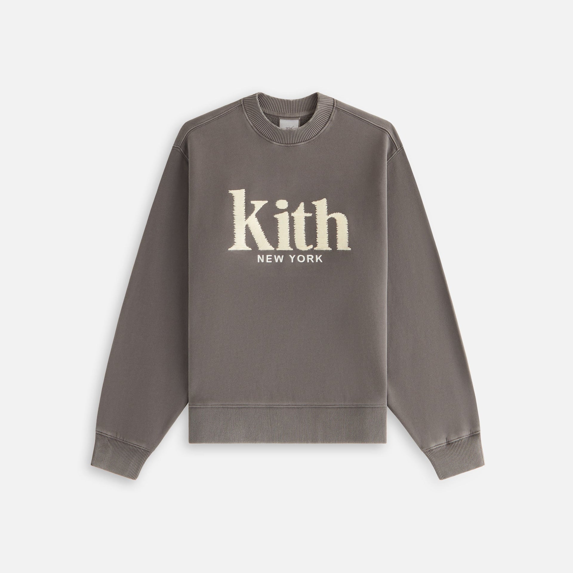 Kith Women Ashwin Sueded New York Crewneck - Hematite PH