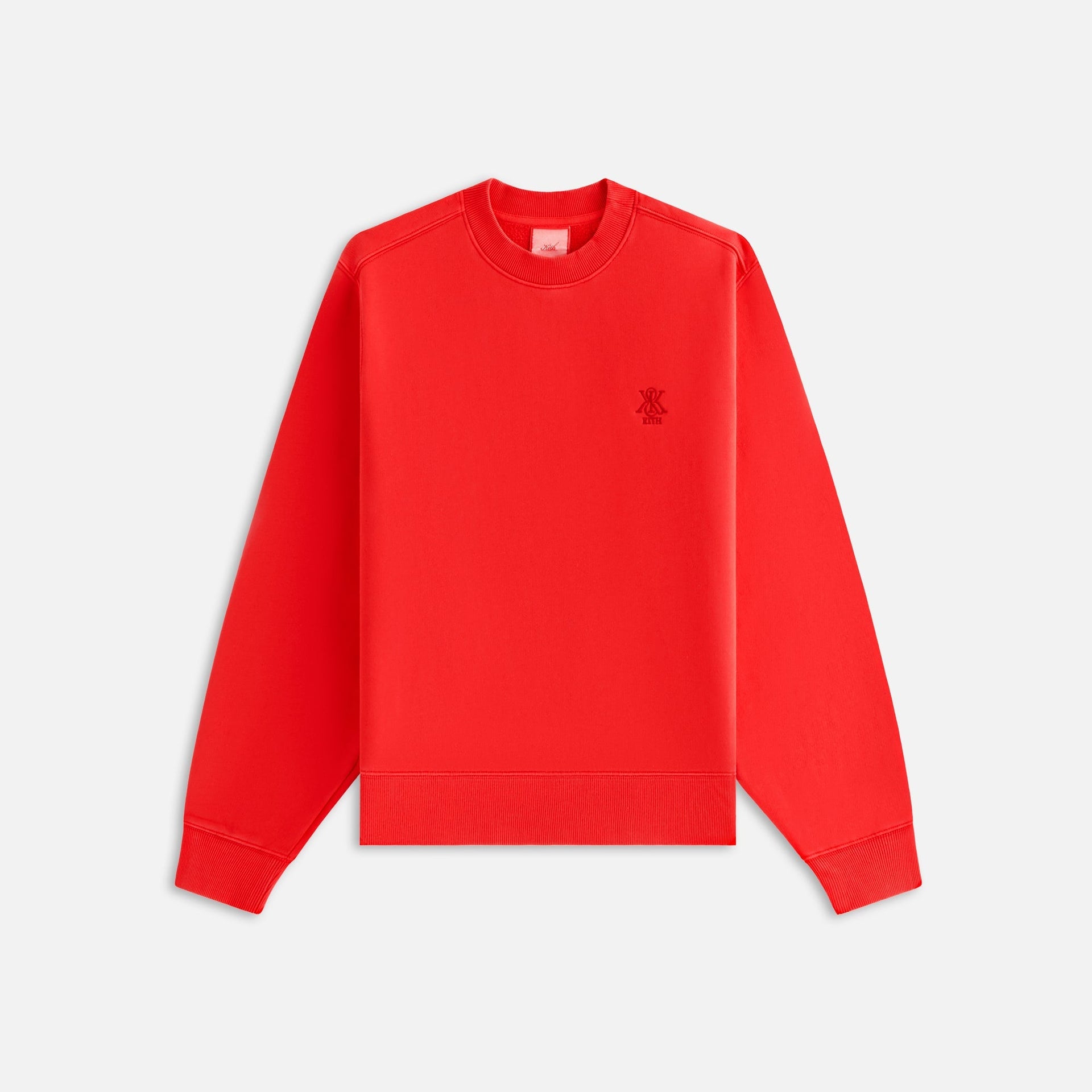 Kith Women Asher Crest Crewneck - Cinnabar PH