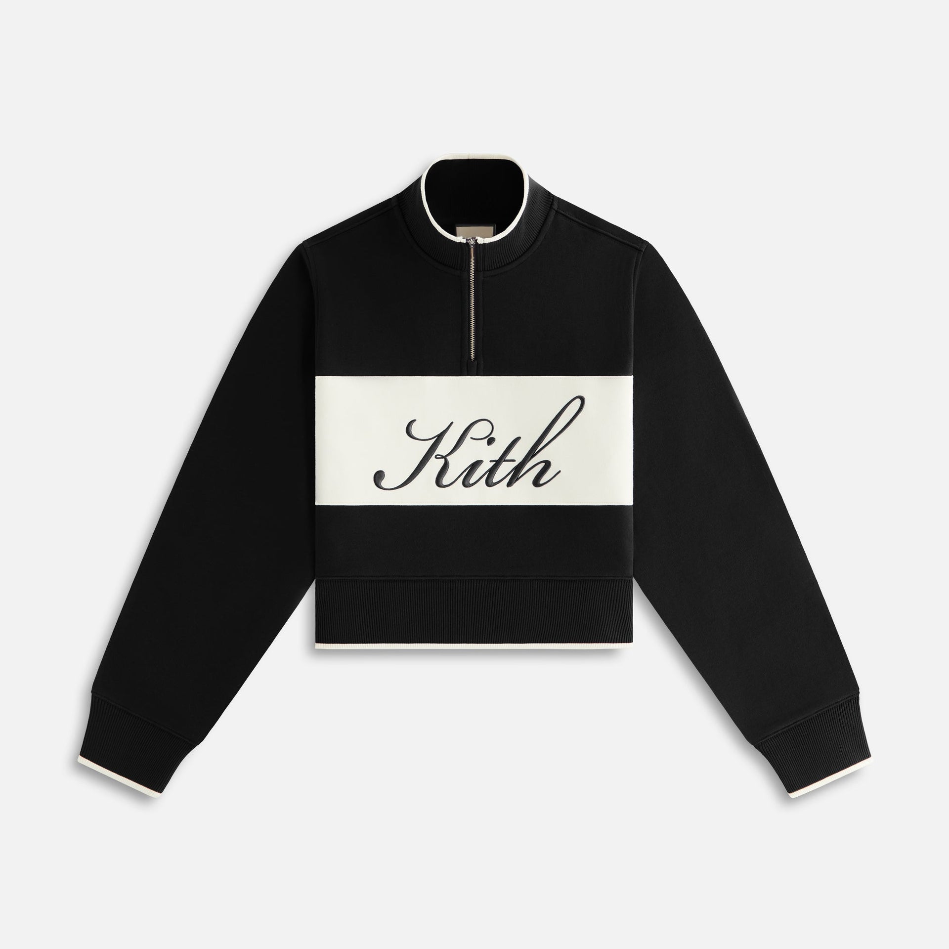 Kith Women Hunter II Script Quarter Zip - Black