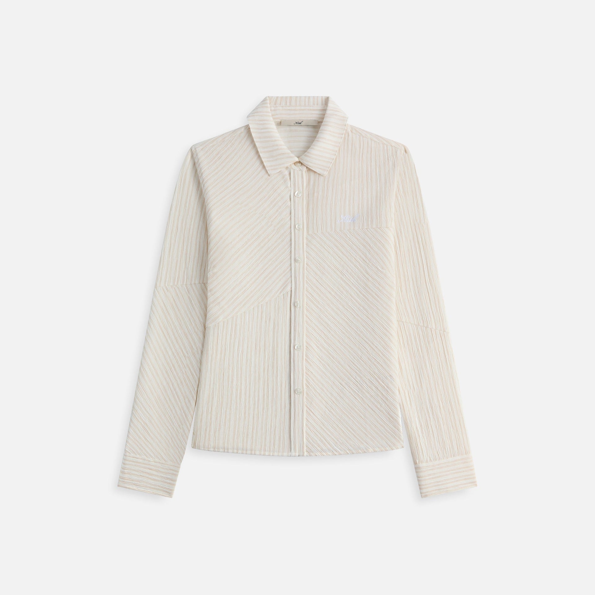 Kith Women Ella Patchwork Fitted Shirt - Oxide PH