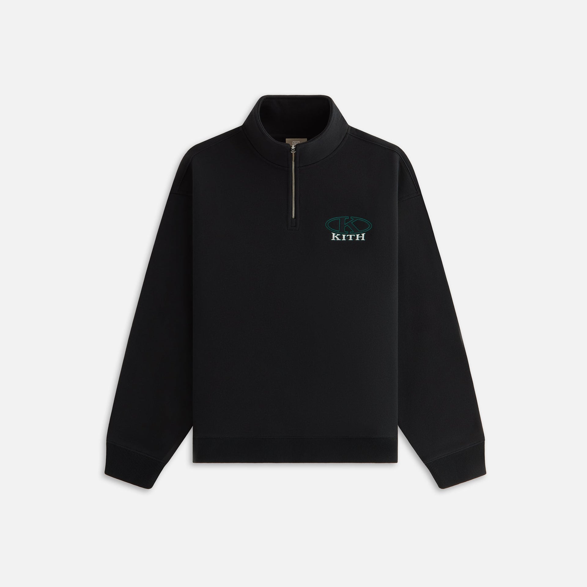 Kith Women Ellipse Logo Hunter III Quarter Zip - Black PH