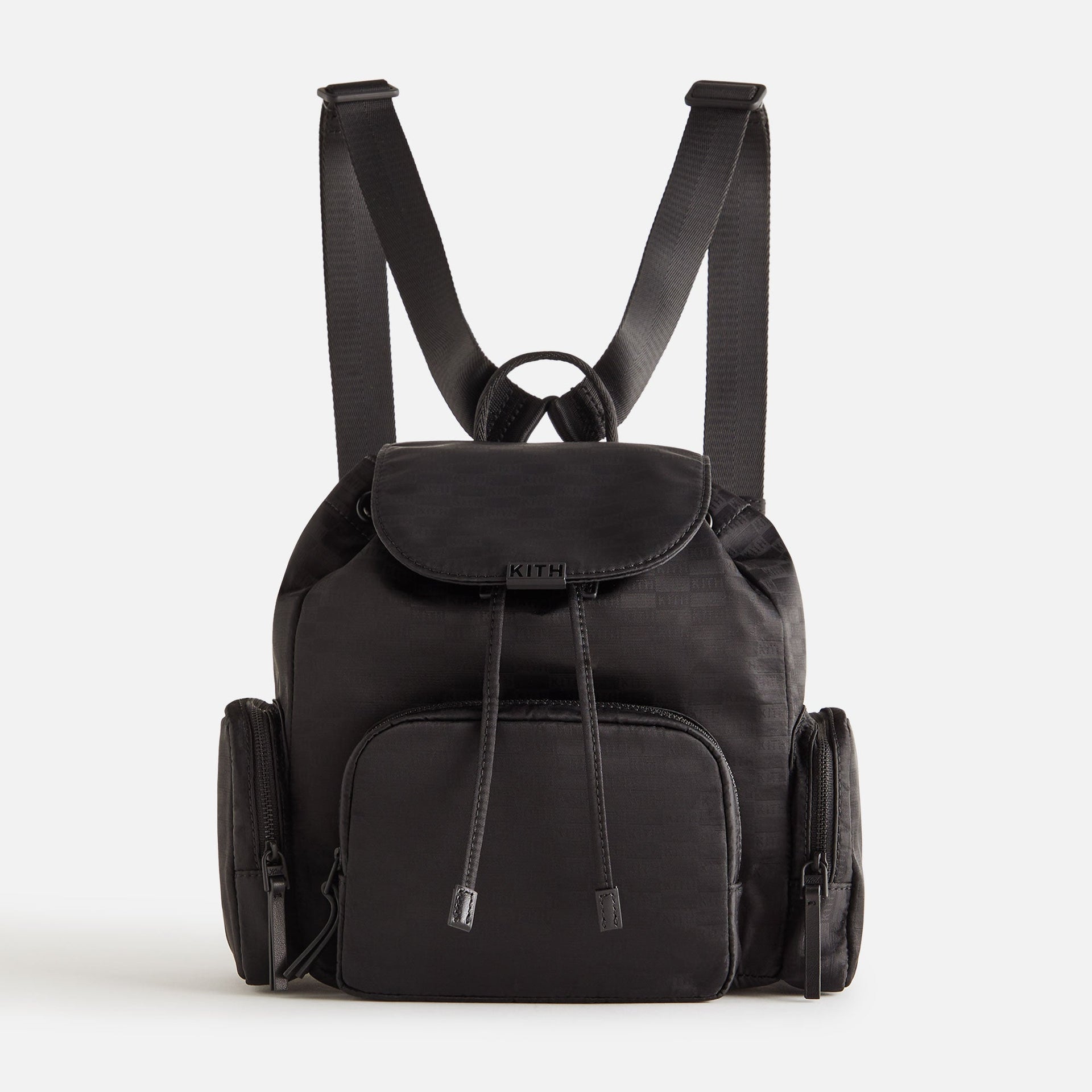 Kith Women Monogram Nylon Mini Backpack - Black