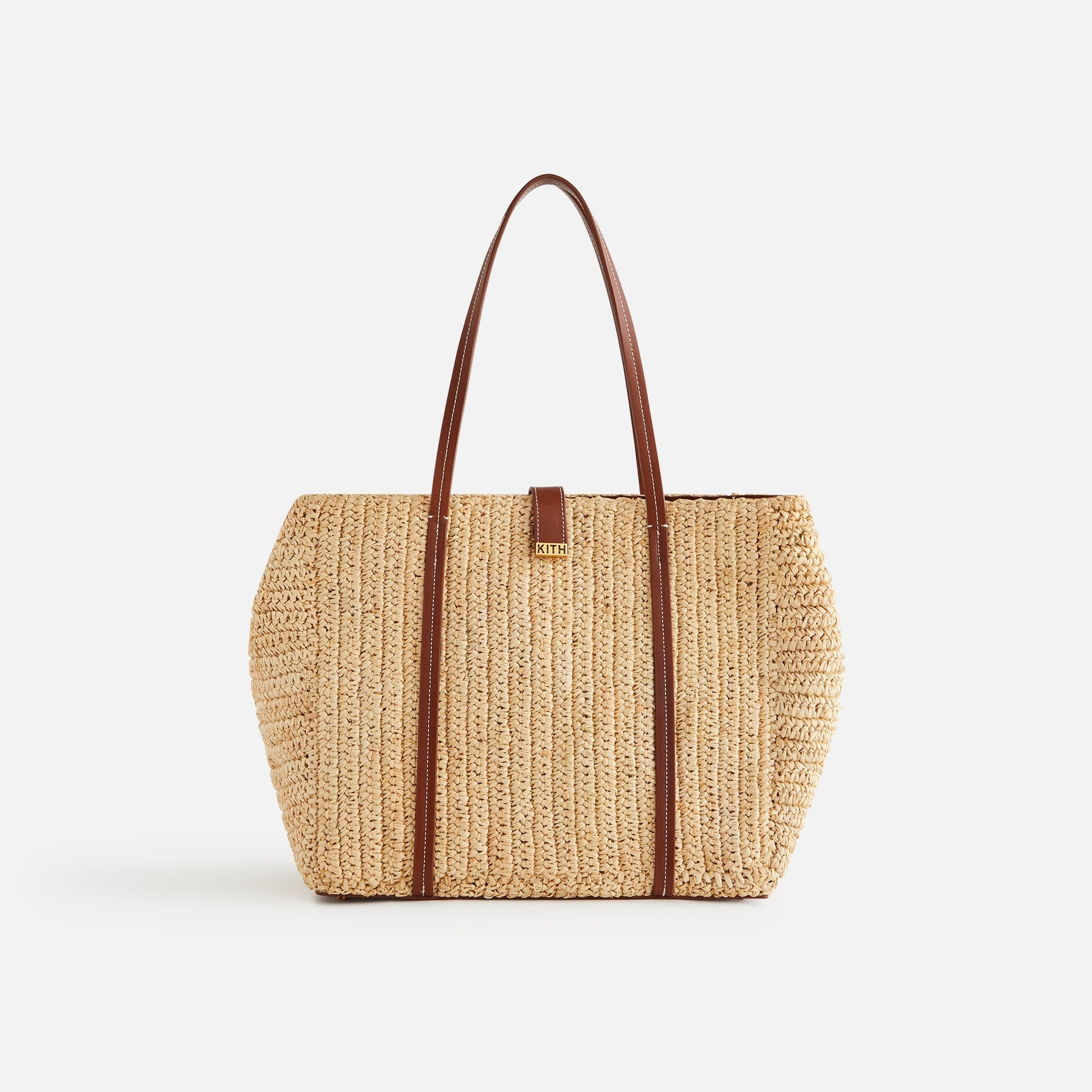 Kith Women Raffia Tote Bag - Sandcastle