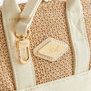 Kith Women Noemi Crochet Raffia Tote - Sandcastle