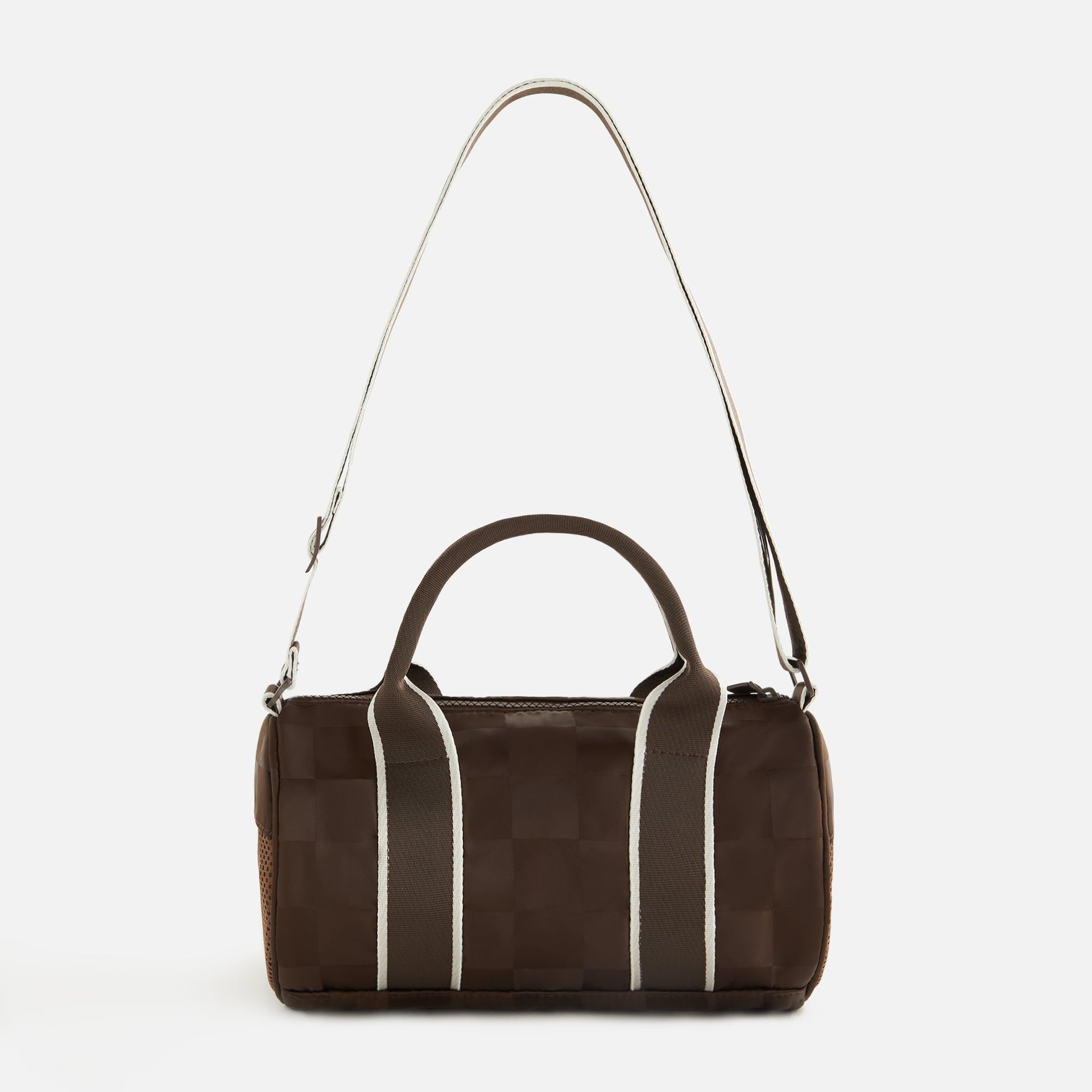 Kith Women Checkered Satin Mini Duffle Bag - Derby