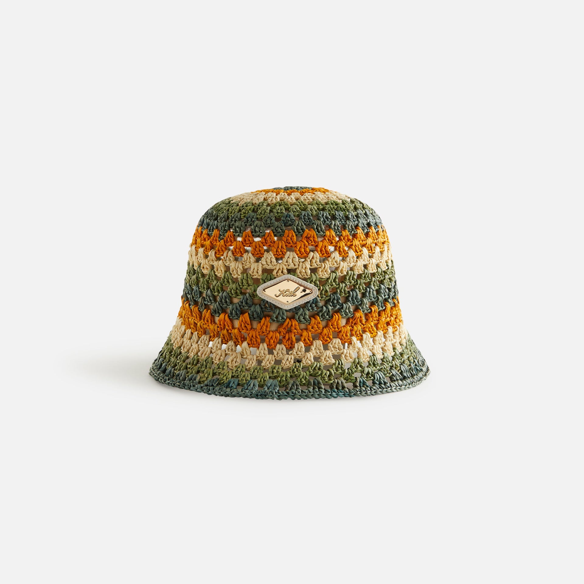 Kith Women Raffia Multi Stitch Bucket Hat - Madeira