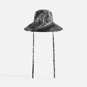 Kith Women Senara Paisley Sun Hat - Black