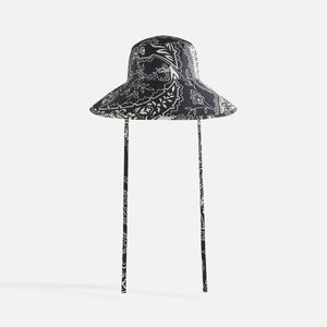 Kith Women Senara Paisley Sun Hat - Black