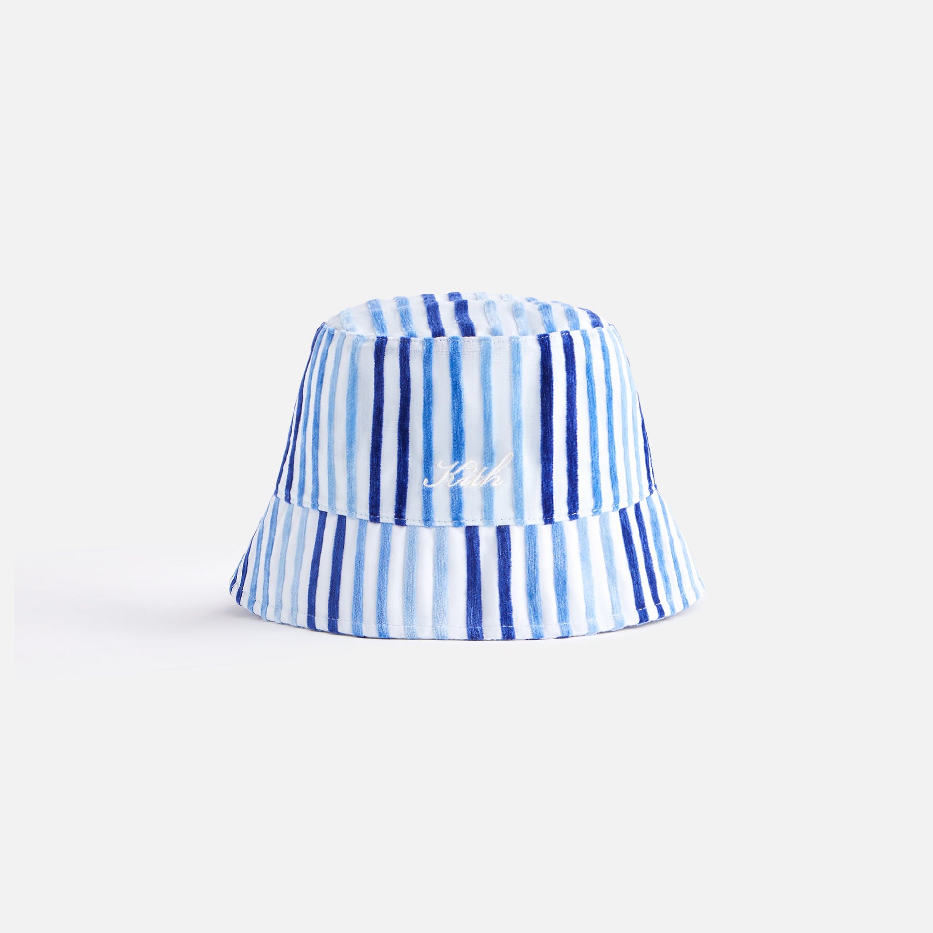 Kith Women Chenille Stripe Bucket Hat - Cornflower