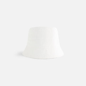 Kith Women Monogram Towel Bucket Hat - White