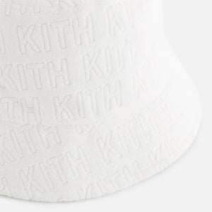 Kith Women Monogram Towel Bucket Hat - White PH