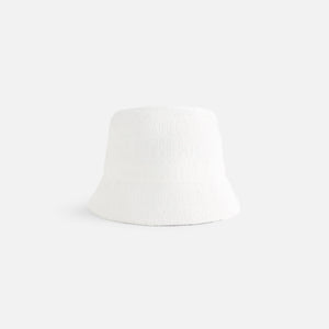 Kith Women Monogram Towel Bucket Hat - White