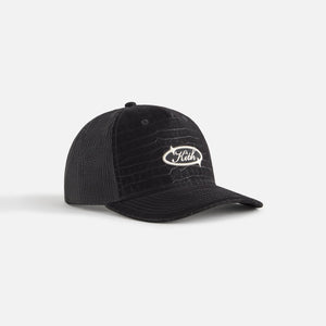 Kith Women Leather Trucker Cap - Black