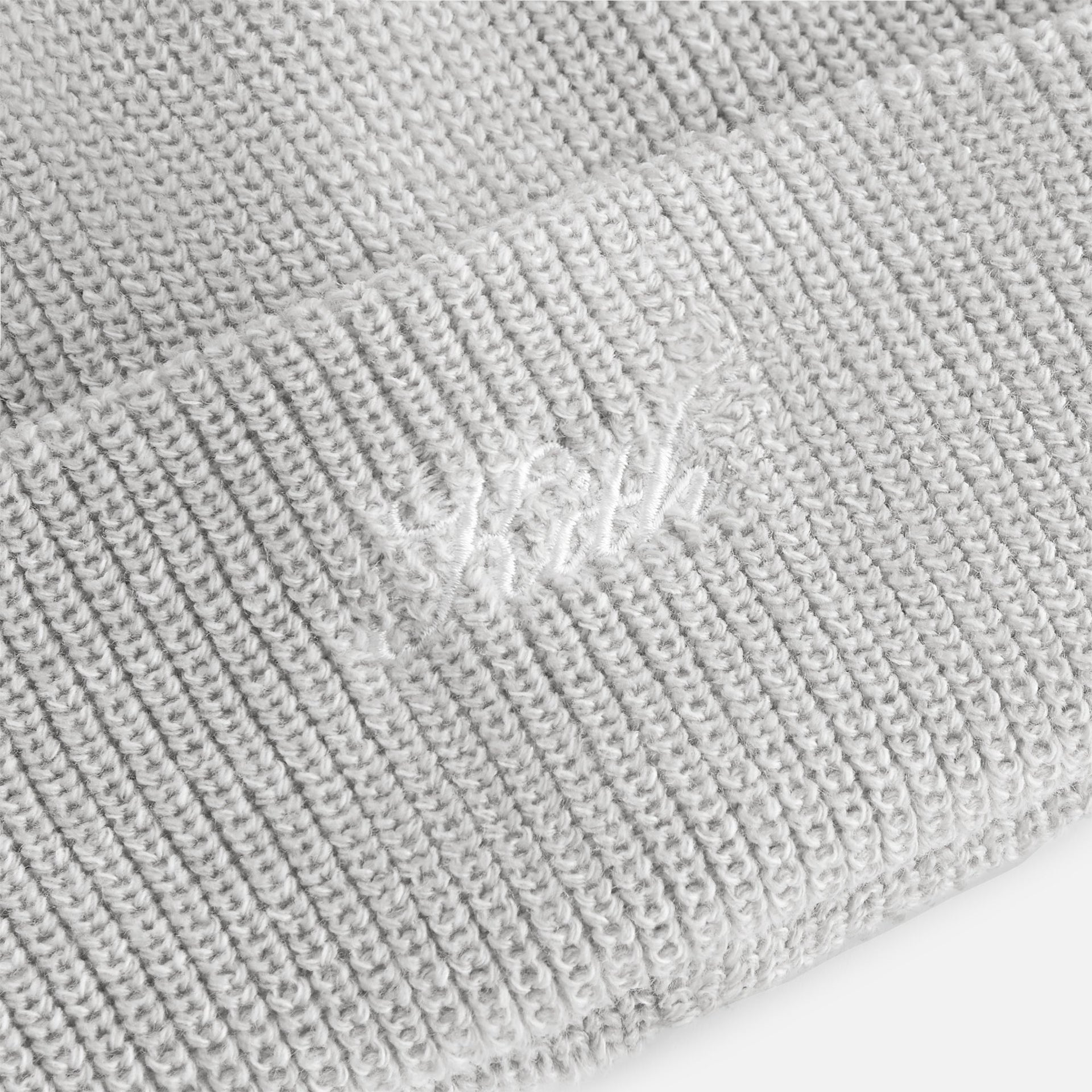 Kith Women Script Classic Beanie - Light Heather Grey