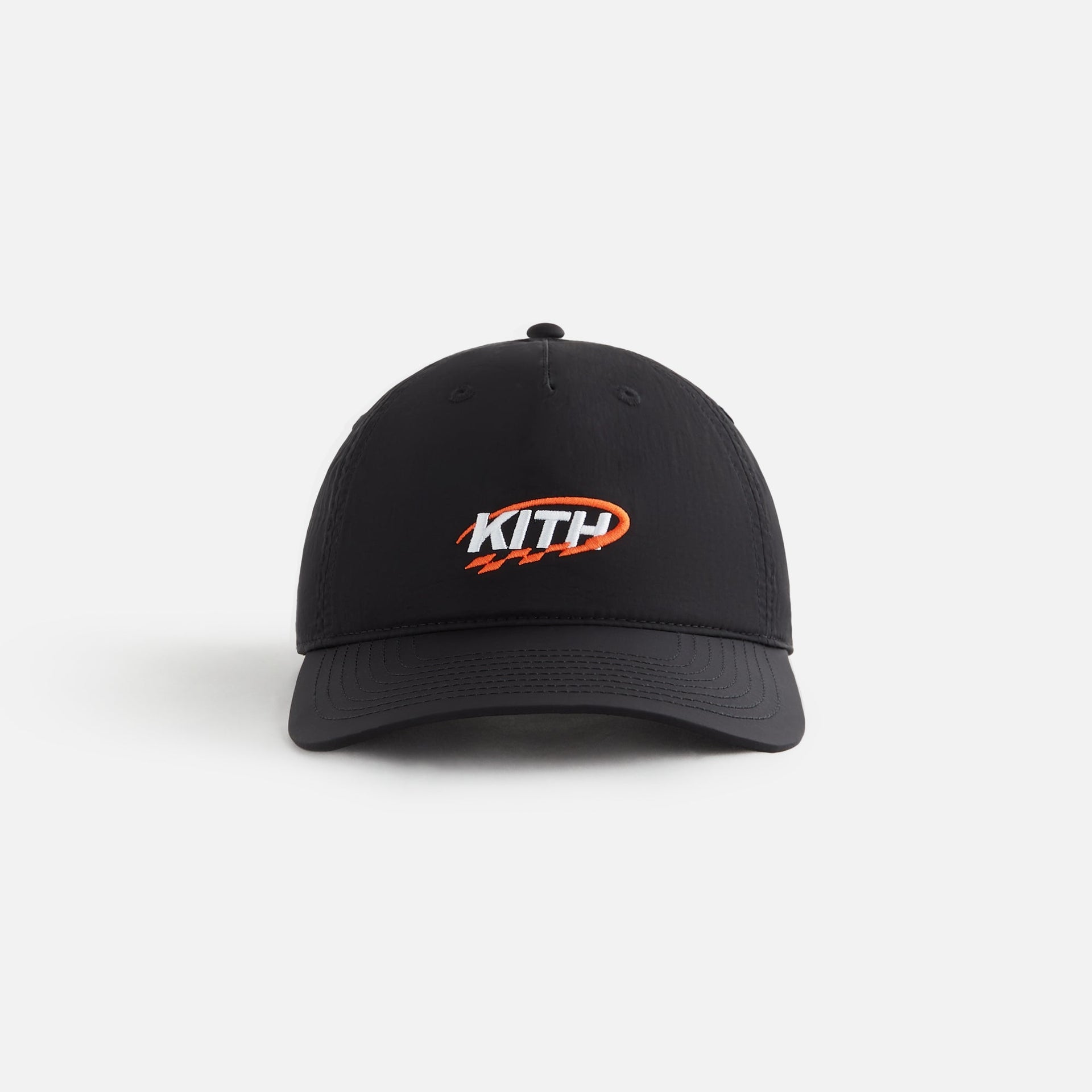 Kith Women GT Logo Nylon Low Pinch Crown Cap - Black PH