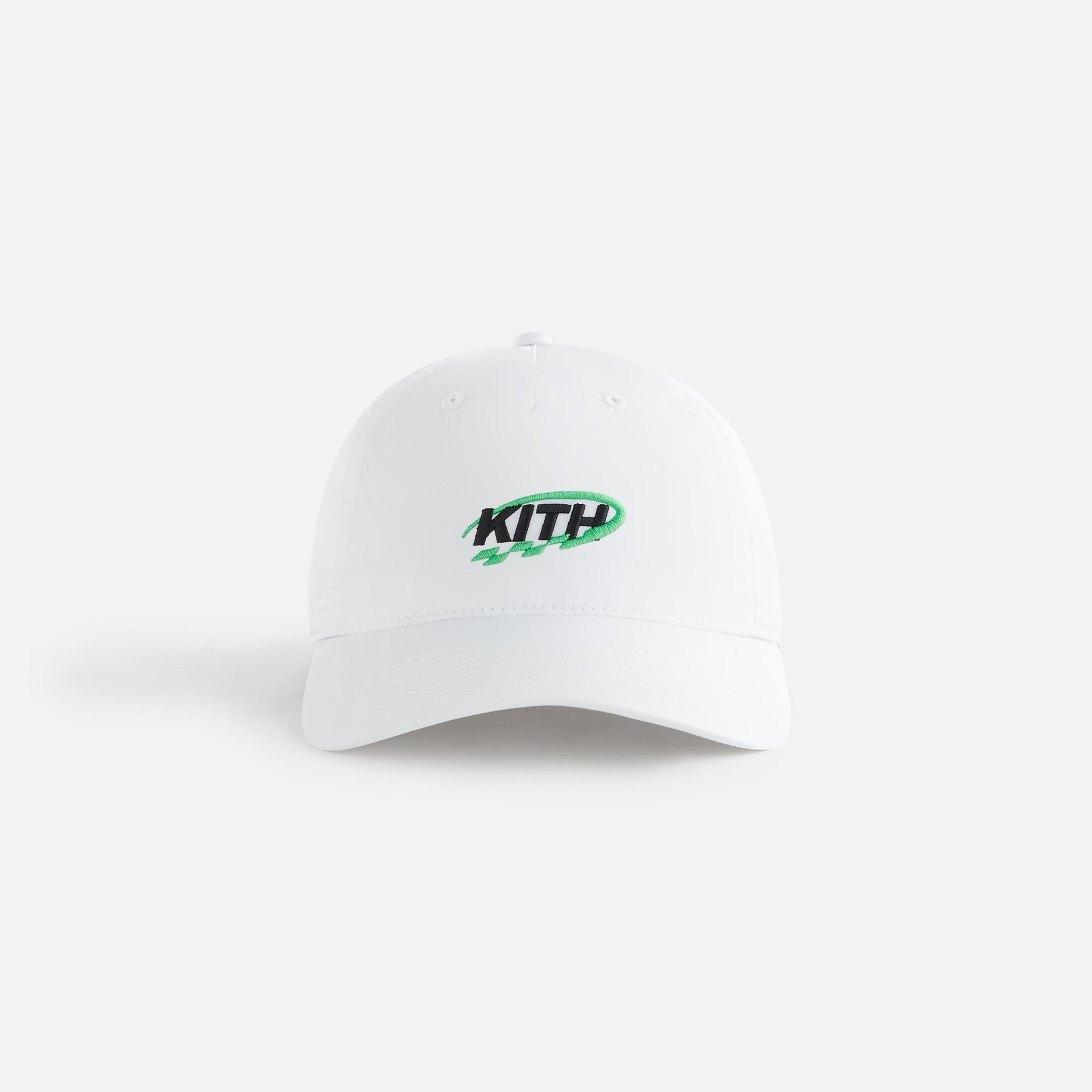 Kith Women GT Logo Nylon Low Pinch Crown Cap - White PH