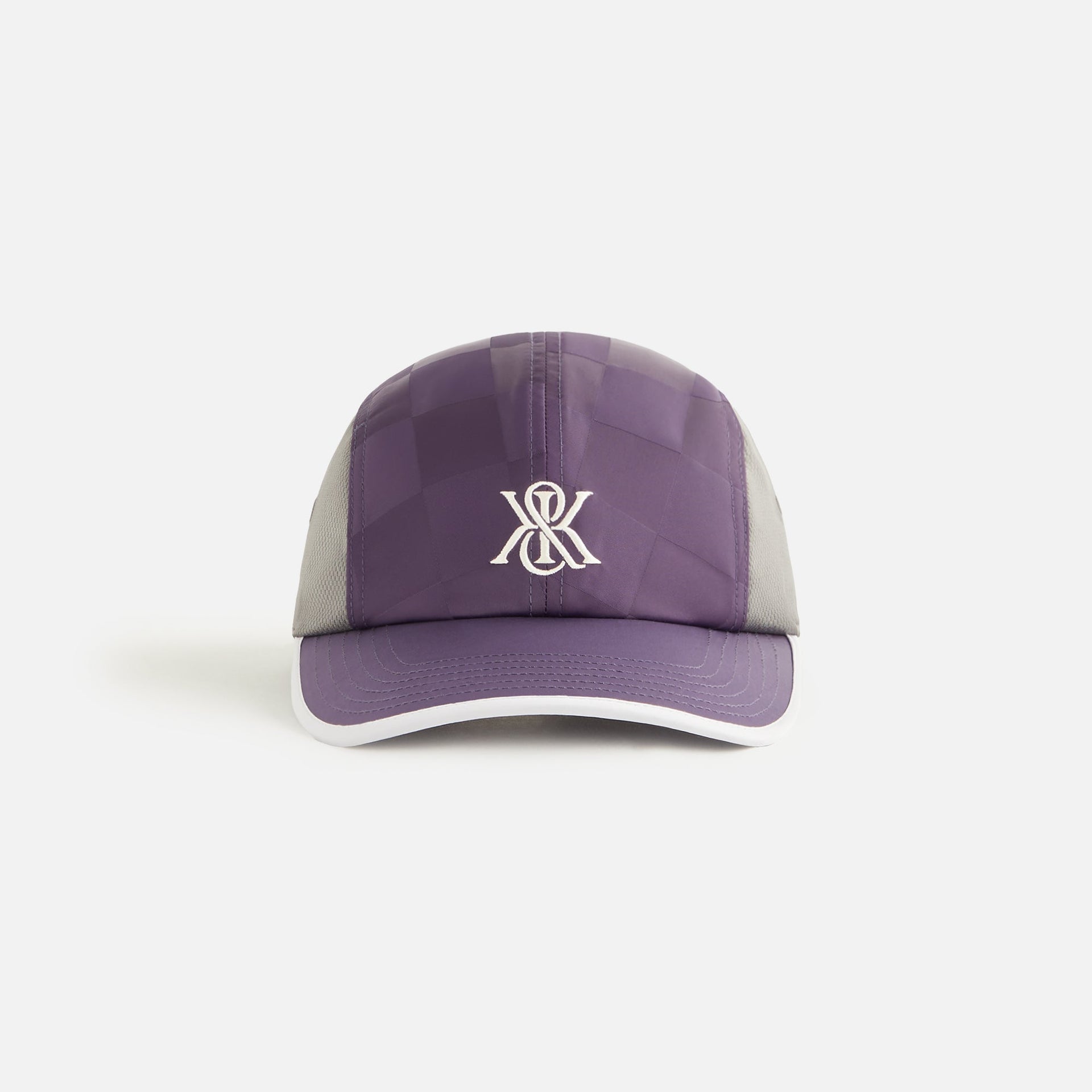 Kith Women Checkered Satin Camper Cap - Nightshade